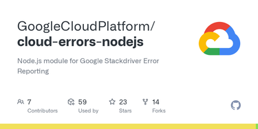 OpenGraph image for github.com/GoogleCloudPlatform/cloud-errors-nodejs