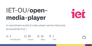 OpenGraph image for github.com/IET-OU/open-media-player
