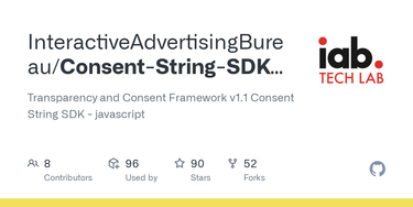 OpenGraph image for github.com/InteractiveAdvertisingBureau/Consent-String-SDK-JS/commits/master/README.md