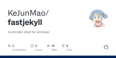 OpenGraph image for github.com/KeJunMao/fastjekyll