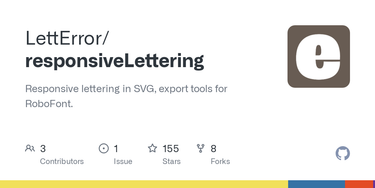 OpenGraph image for github.com/LettError/responsiveLettering