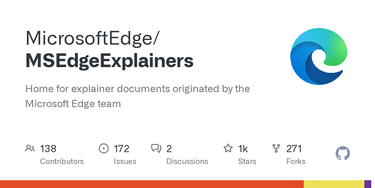 OpenGraph image for github.com/MicrosoftEdge/MSEdgeExplainers/issues/419