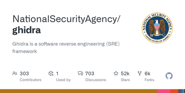 OpenGraph image for github.com/NationalSecurityAgency/ghidra