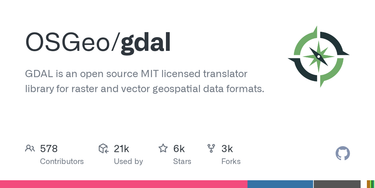 OpenGraph image for github.com/OSGeo/gdal