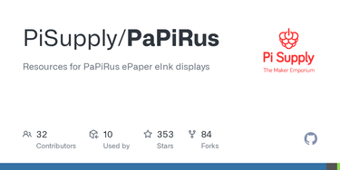 OpenGraph image for github.com/PiSupply/PaPiRus