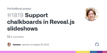 OpenGraph image for github.com/PreTeXtBook/pretext/issues/1819
