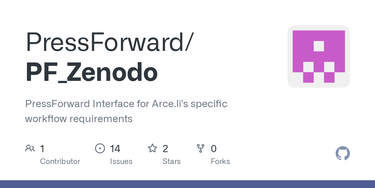 OpenGraph image for github.com/PressForward/PF_Zenodo