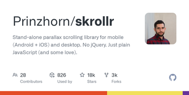 OpenGraph image for github.com/Prinzhorn/skrollr