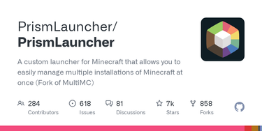 OpenGraph image for github.com/PrismLauncher/PrismLauncher