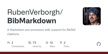 OpenGraph image for github.com/RubenVerborgh/BibMarkdown