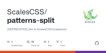 OpenGraph image for github.com/ScalesCSS/patterns-split