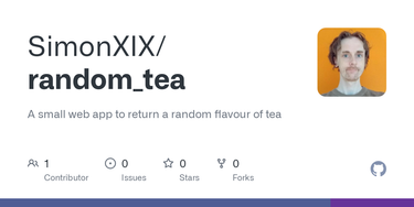 OpenGraph image for github.com/SimonXIX/random_tea