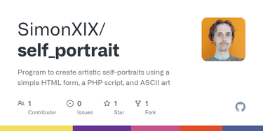OpenGraph image for github.com/SimonXIX/self_portrait