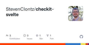 OpenGraph image for github.com/StevenClontz/checkit-svelte