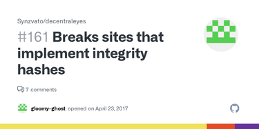 OpenGraph image for github.com/Synzvato/decentraleyes/issues/161