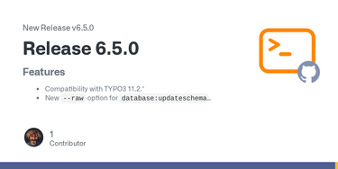 OpenGraph image for github.com/TYPO3-Console/TYPO3-Console/releases/tag/v6.5.0