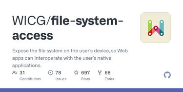 OpenGraph image for github.com/WICG/file-system-access/issues?q=is%3Aissue+is%3Aopen+permissions