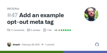 OpenGraph image for github.com/WICG/floc/pull/47