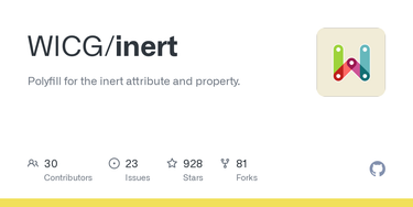 OpenGraph image for github.com/WICG/inert