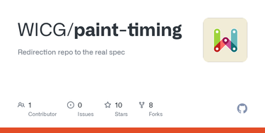 OpenGraph image for github.com/WICG/paint-timing