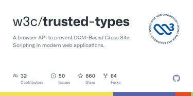 OpenGraph image for github.com/WICG/trusted-types