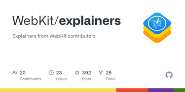 OpenGraph image for github.com/WebKit/explainers