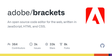 OpenGraph image for github.com/adobe/brackets