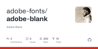 OpenGraph image for github.com/adobe-fonts/adobe-blank/