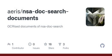 OpenGraph image for github.com/aeris/nsa-doc-search-documents