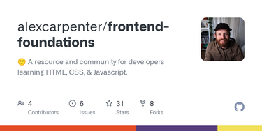 OpenGraph image for github.com/alexcarpenter/frontend-foundations