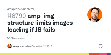 OpenGraph image for github.com/ampproject/amphtml/issues/6790