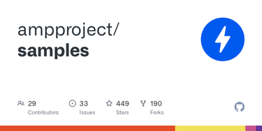 OpenGraph image for github.com/ampproject/samples/tree/master/amp-tube