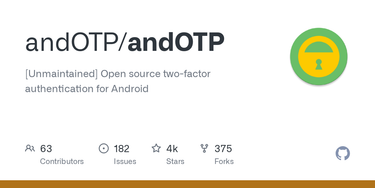 OpenGraph image for github.com/andOTP/andOTP