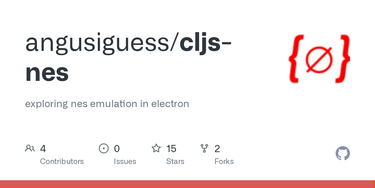 OpenGraph image for github.com/angusiguess/cljs-nes