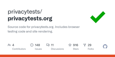 OpenGraph image for github.com/arthuredelstein/privacytests.org