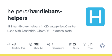 OpenGraph image for github.com/assemble/handlebars-helpers