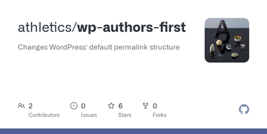OpenGraph image for github.com/athletics/wp-authors-first