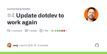 OpenGraph image for github.com/auchenberg/dotdev/pull/4