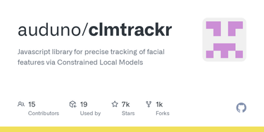 OpenGraph image for github.com/auduno/clmtrackr