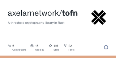 OpenGraph image for github.com/axelarnetwork/tofn
