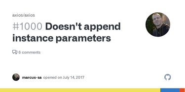 OpenGraph image for github.com/axios/axios/issues/1000