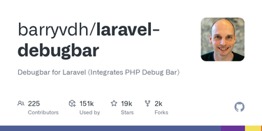 OpenGraph image for github.com/barryvdh/laravel-debugbar
