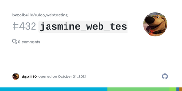 OpenGraph image for github.com/bazelbuild/rules_webtesting/issues/432