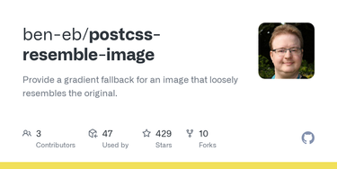 OpenGraph image for github.com/ben-eb/postcss-resemble-image