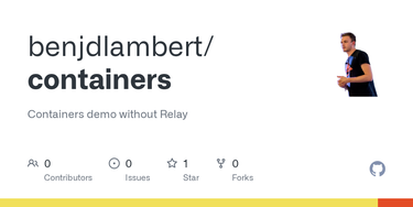 OpenGraph image for github.com/benjdlambert/containers
