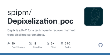 OpenGraph image for github.com/beurtschipper/Depix