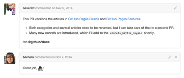 OpenGraph image for github.com/blog/1939-how-github-uses-github-to-document-github