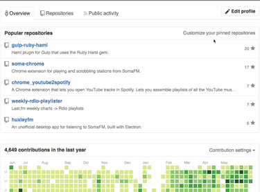 OpenGraph image for github.com/blog/2191-pin-repositories-to-your-github-profile
