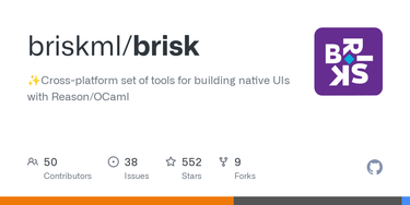 OpenGraph image for github.com/briskml/brisk