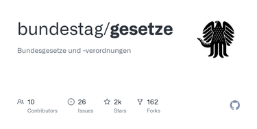 OpenGraph image for github.com/bundestag/gesetze#german-federal-laws-and-regulations